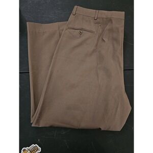 Blue Line Uniforms To You Pants Mens 46 Dress Polyester Wool Flat Front Ceaser's